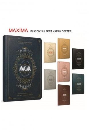 Maxima 13x21 Sert Kapak Defter 120 Yaprak Çizgisiz