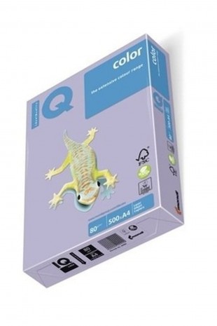 Mondi IQ Color Renkli Fotokopi Kağıdı A4 80 Gram 500 Yaprak Lavanta Koyu