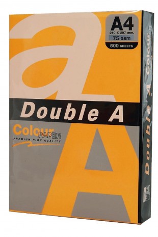 Double A Renkli Fotokopi Kağıdı 500 LÜ A4 75 GR Neon Turuncu