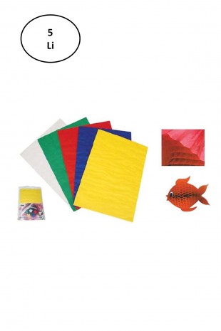 Lino Katlı Petek Kağıt 23X33 Cm 5 Renk