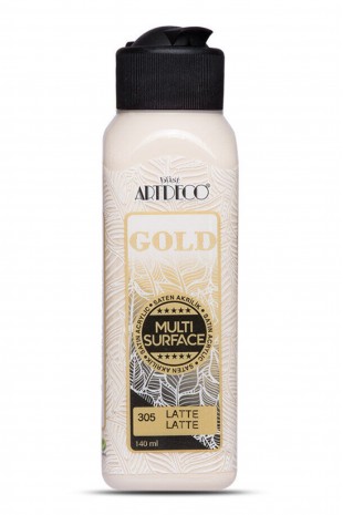 Artdeco Gold Multi Surface Akrilik Boya 140 ml Latte