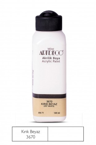 Artdeco Akrilik Boya 140 Ml Kırık Beyaz