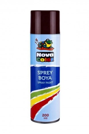 Nova Color Sprey Boya 200 Ml Kahverengi