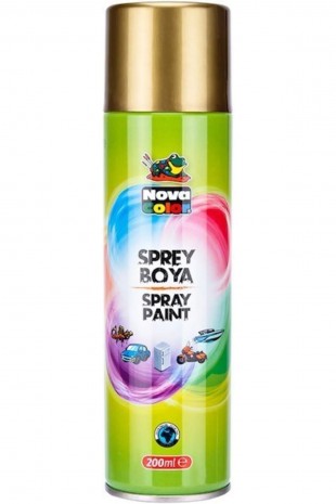 Nova Color Sprey Boya 200 Ml Altın