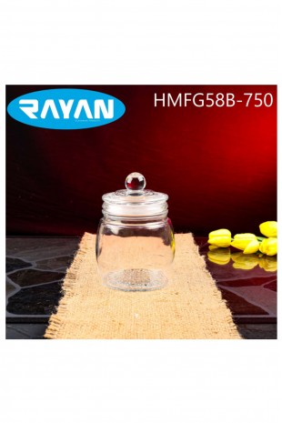 Rayan Cam Kavanoz HMFG58B-750