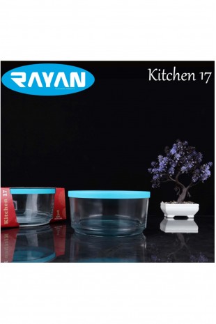 Rayan Kitchen Plastik Kapaklı 17 Cm Saklama Kabı Cam