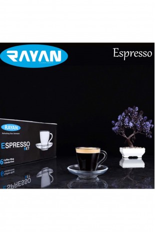 Rayan 6'lı Espresso Bardak Seti