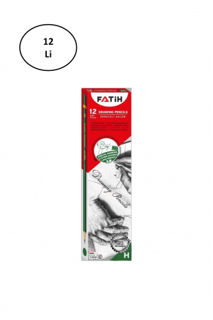 Fatih H Dereceli Kurşun Kalem (12 Li Paket)