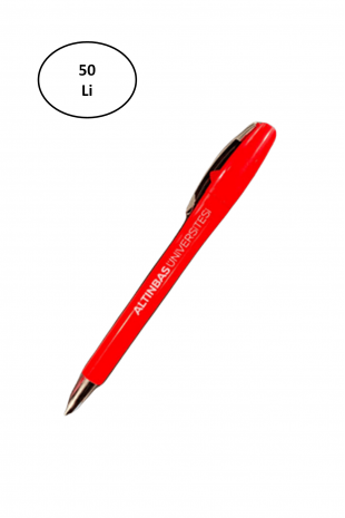 Pensan Üçgen Tr-23 Tükenmez Kalem Kırmızı 50 Li