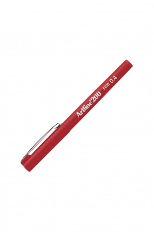 Artline 200n Fıne Keçe Uçlu Yazı Kalemi 0.4 Mm Red