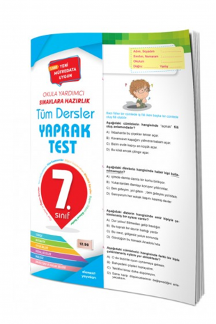 Tüm Dersler Yaprak Test 7