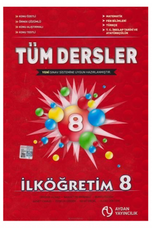 Aydan Tüm Dersler Konu Anlatımlı İlköğretim 8