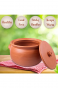 El Yapımı Büyük Astarlı Duble Toprak Güveç 28x17 Cm Royaleks-EL-013