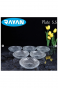 Plate Noktalı 6'lı Cam Çerezlik Royaleks-80972
