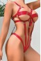 Night Light Kadın Kırmızı Fantezi Bady Harness 8600-1