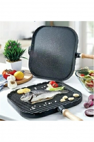 Cookware Çift Taraflı Kare Gözleme Tavası 36 Cm. Royaleks-Zk896