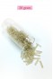 Uzun Boru Kesme Boncuk Çap 2mm Uzunluk 10 mm - 4 Renk - Toplam 80 Gram - BNC429