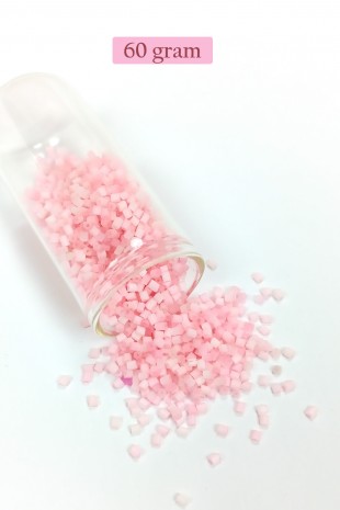 Kesme Cam Boncuk 2mm - 60 Gram - Şeker Pembe - BNC398