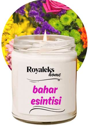 Doğal Özel Seri Kokulu Dekoratif Kavanoz Mum 210 cc - Bahar Esintisi - RYL