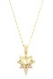 Kalp Yıldız Kolye - Altın