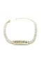 Baget Taşlı Bileklik - Altın