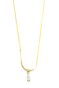 Taşlı Kolye - Altın