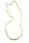 İnce Arpa Zincir Kolye(60 cm) - Altın