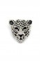 Leopar Broş - Gümüş