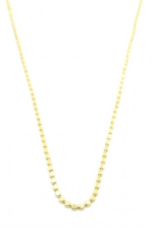 Ezme Zincir Kolye - 45cm - Altın