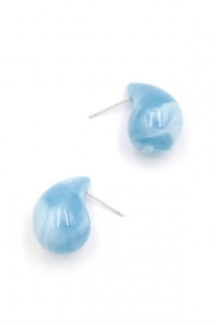 Damla Küpe - Mavi Damla Küpe - Mavi