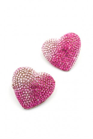 Kalp Küpe - Pembe Kalp Küpe - Pembe