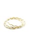 Kıvrımlı Ajda Bilezik - 60mm - Altın