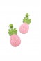 Ananas Hasır Küpe - Pembe Ananas Hasır Küpe - Pembe