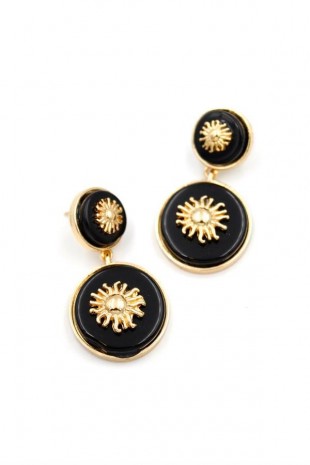 Güneş Küpe - Siyah Güneş Küpe - Siyah