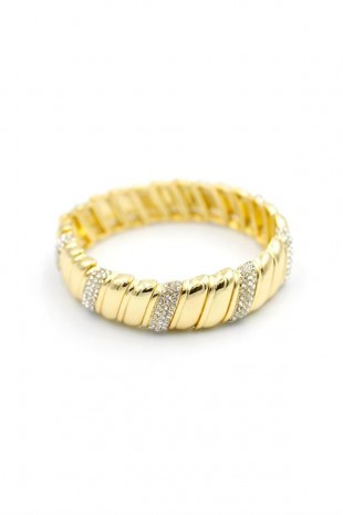 Taşlı Bilezik - Altın Taşlı Bilezik - Altın