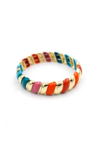 Mineli Lastikli Bilezik - ÇOK RENKLİ Mineli Lastikli Bilezik - ÇOK RENKLİ