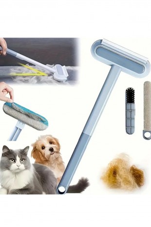Kedi Köpek Sihirli Tüy Temizleme Fırçası 4 ü 1 Arada