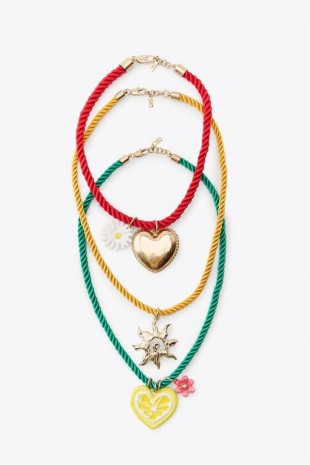 İpli Charm Kolye - ÇOK RENKLİ