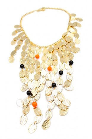 Pullu Kolye - Altın Pullu Kolye - Altın