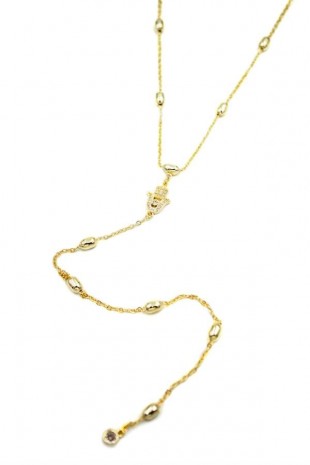 Fatıma Eli Y Kolye - Altın Fatıma Eli Y Kolye - Altın