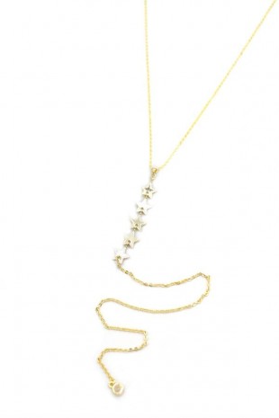 Yıldız Y Kolye - Altın Yıldız Y Kolye - Altın