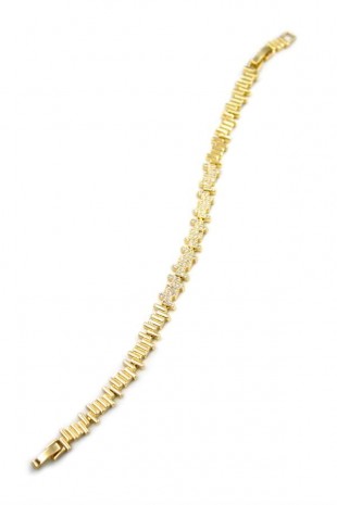 Taşlı Bileklik - Altın Taşlı Bileklik - Altın