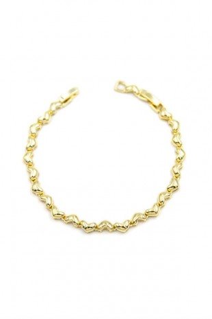 Kalp Bileklik - Altın Kalp Bileklik - Altın