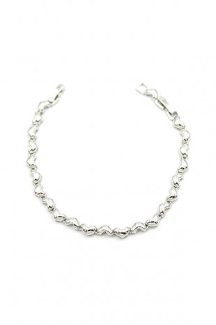 Kalp Bileklik - Gümüş Kalp Bileklik - Gümüş