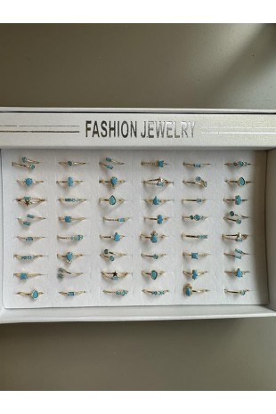 48'li Taşlı Yüzük - Altın 48'li Taşlı Yüzük - Altın