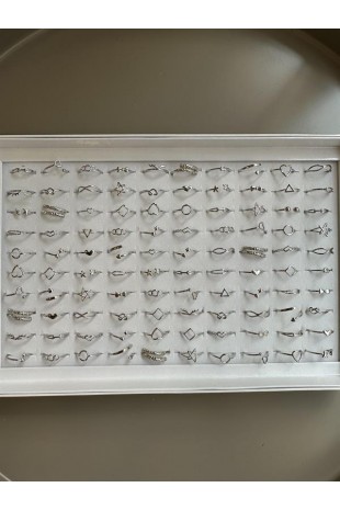 100'lü Yüzük - Gümüş 100'lü Yüzük - Gümüş