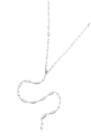 Taşlı Y Kolye - Gümüş Taşlı Y Kolye - Gümüş