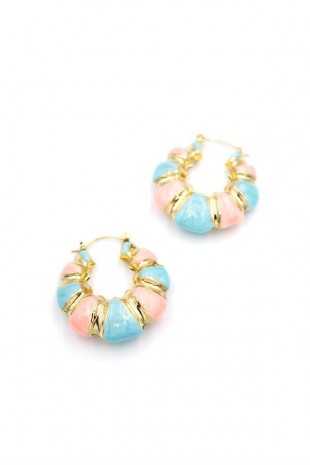 Mneli Küpe - ÇOK RENKLİ Mneli Küpe - ÇOK RENKLİ