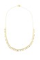 Taşlı Zincir Kolye - Altın