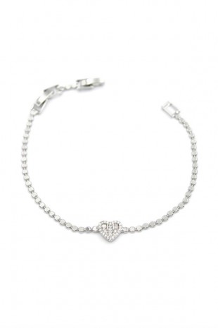 Kalp Bileklik - Gümüş Kalp Bileklik - Gümüş